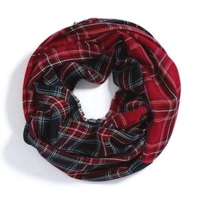 NWT J. Jill Gorgeous Plaid Infinity Scarf